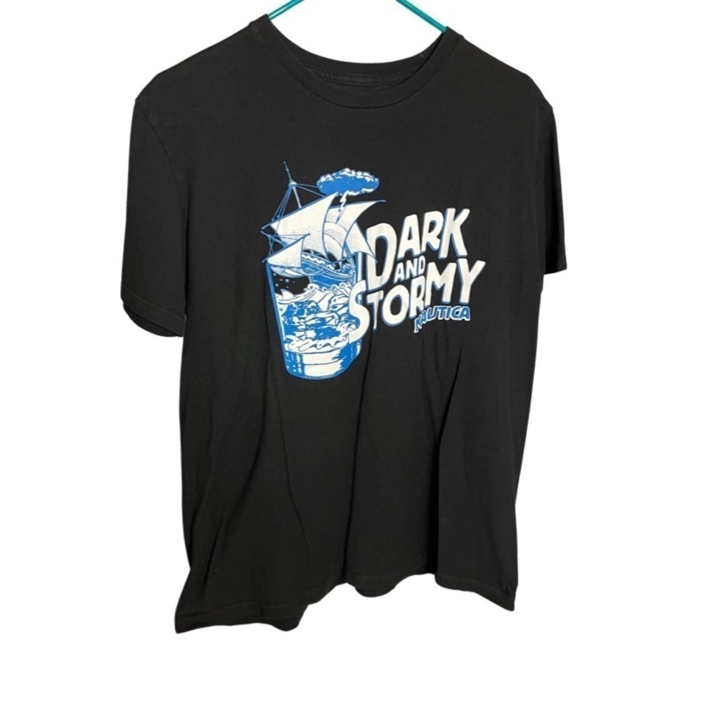 NAUTICA Men’s Tee Shirt Size Medium Black